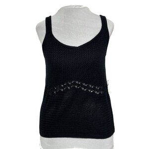 Old Navy Womens Black Sleeveless Knit Tank Top M